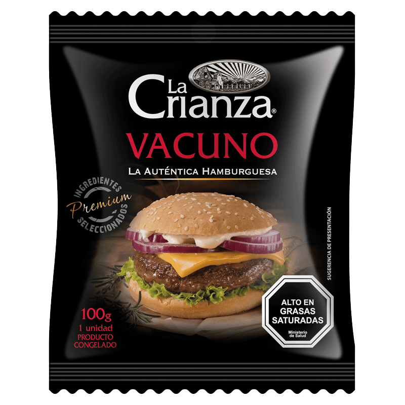 HAMBURGUESA PREMIUM 100g Agrosuper