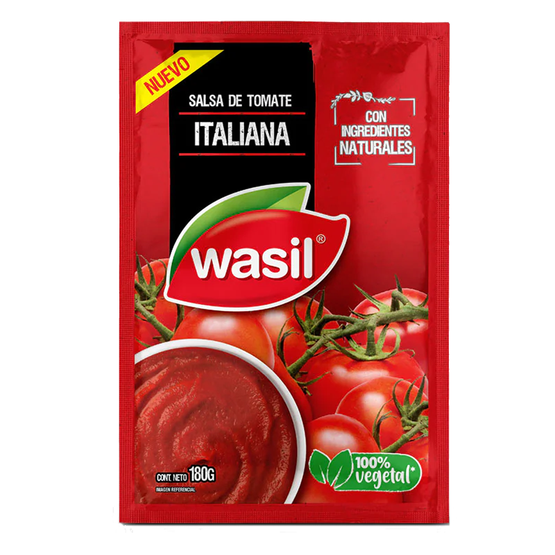 SALSA TOMATES WASIL SACHET 180 gr