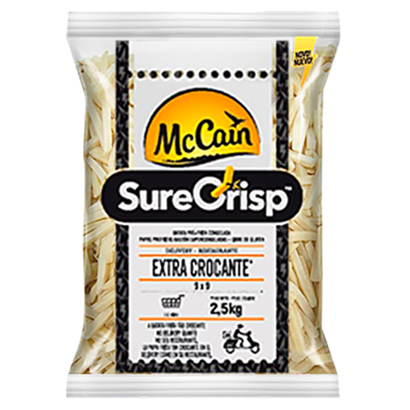 Papas Fritas Surecrisp Skin On 9x9 McCain 2,5kg