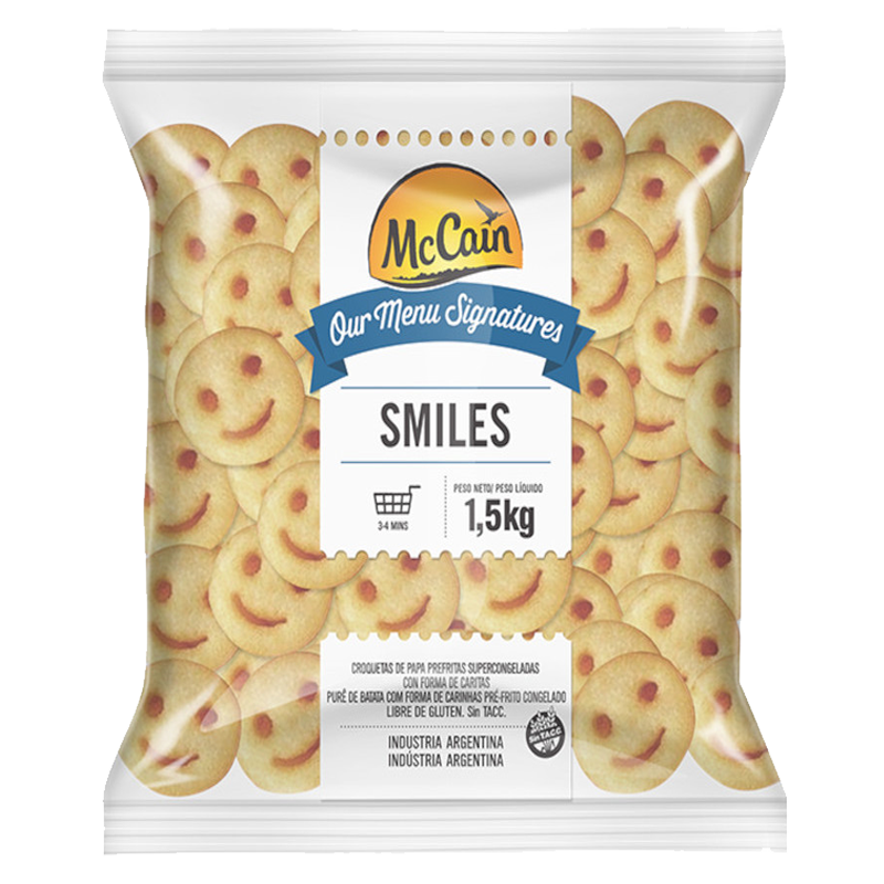 PAPAS SMILE BOLSA 1,5 Kg McCain