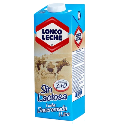 LECHE DESCREMADA SIN LACTOSA LONCOLECHE 1 L