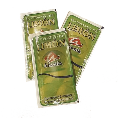 Jugo de limón sachet (Caja 500 x 10 cc)