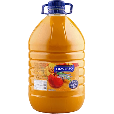 JUGO CONCENTRADO DURAZNO TRAVERSO 5 L