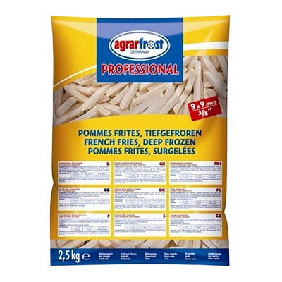 PAPAS PREFRITAS AGREFROST 11X11MM 4X2,5KG