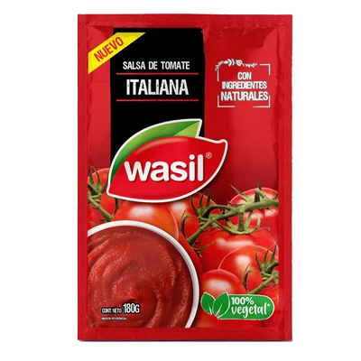 SALSA TOMATES WASIL SACHET 180 gr