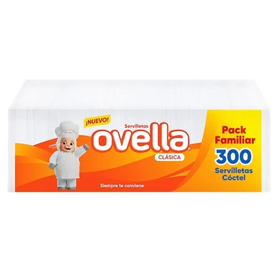 SERVILLETA OVELLA COCTEL 300 UN