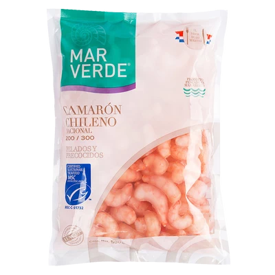 Camarón Nacional Mar Verde - 200/300