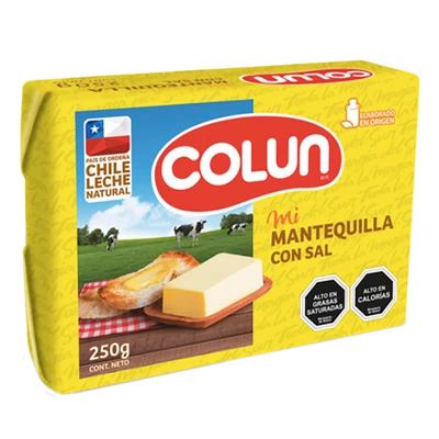 MANTEQUILLA CON SAL COLUN 250 g