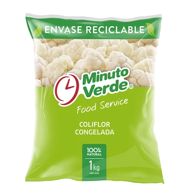  COLIFLOR  FOOD SERVICE 1 Kg Minuto Verde