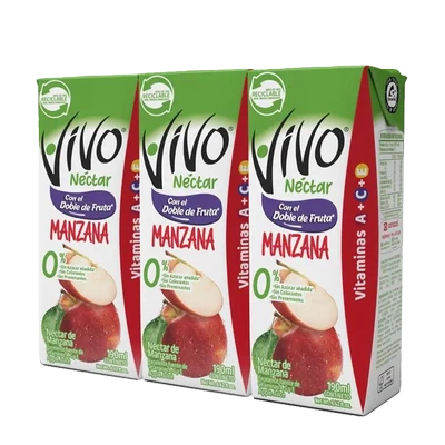 NECTAR VIVO MANZANA TRIPACK 3x190cc
