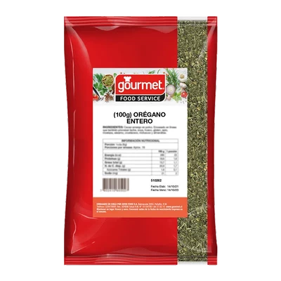 OREGANO ENTERO 100gr Gourmet