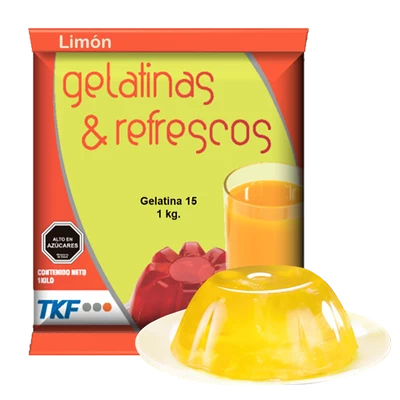 Gelatina 15 Limón 1kg x 10 unids. Foodgroup