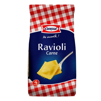 RAVIOLI CARNE CAROZZI 400 GR.