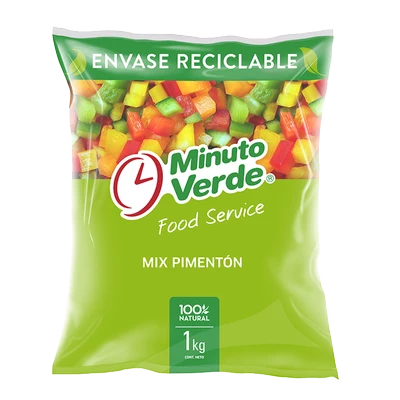 Mix de pimentones Minuto Verde 1 Kg