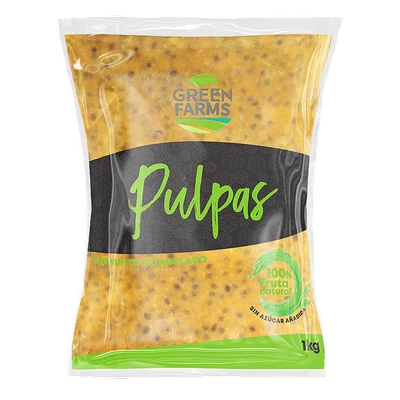 PULPA DE MARACUYA C/PEPAS GREENFARMS 1 Kg