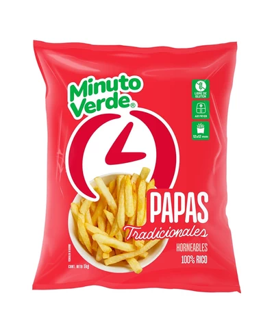 Papa Pre-Frita 1 Kilo M/VERDE IMP.