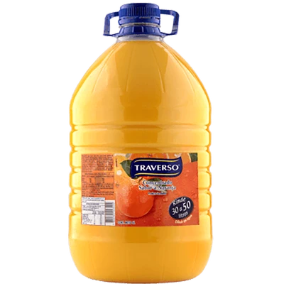 JUGO CONCENTRADO NARANJA TRAVERSO 5 L