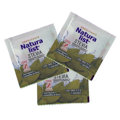 STEVIA EN POLVO NATURALIST 500 SACHET