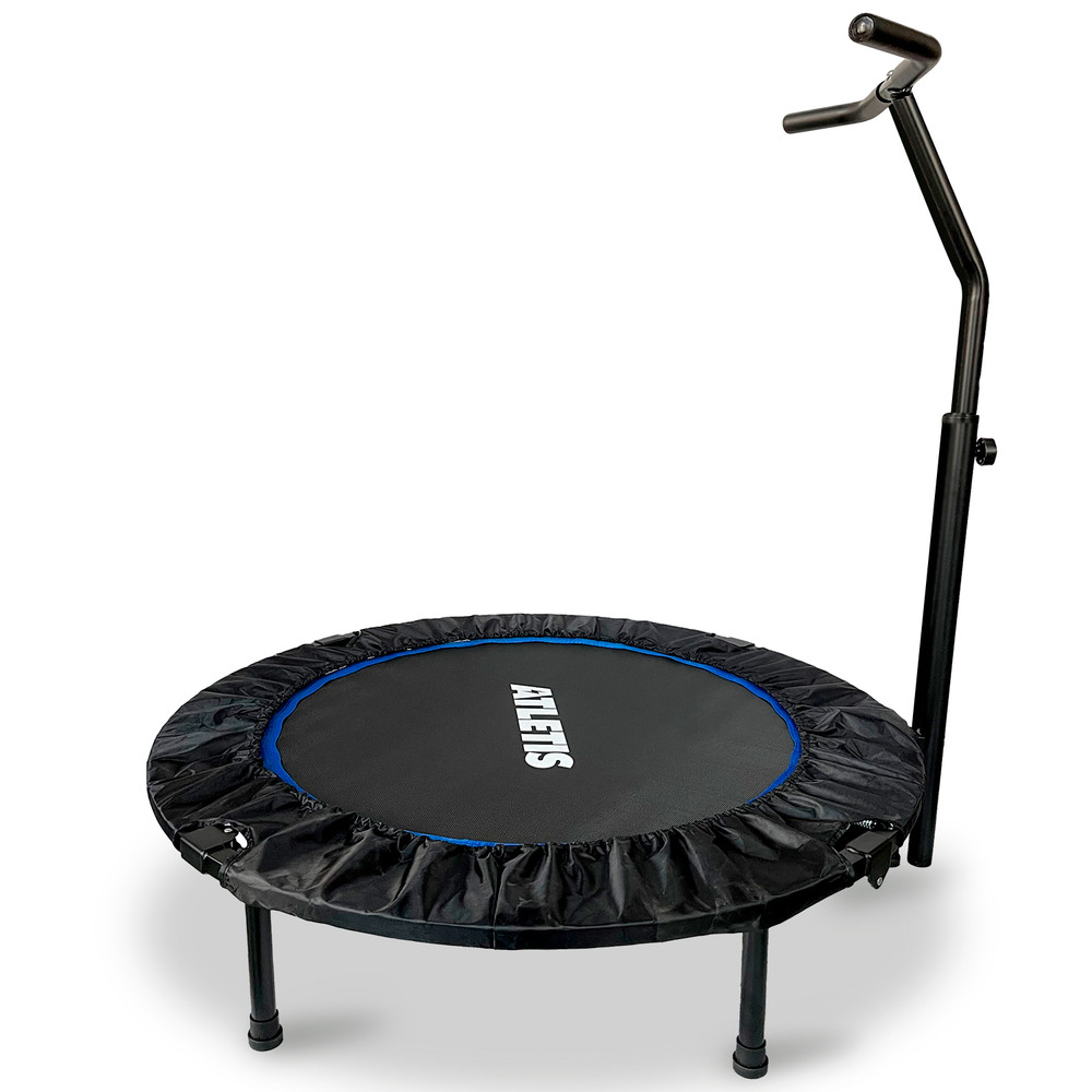 Trampolín con barra 1.02mts Pro Fitness Azul
