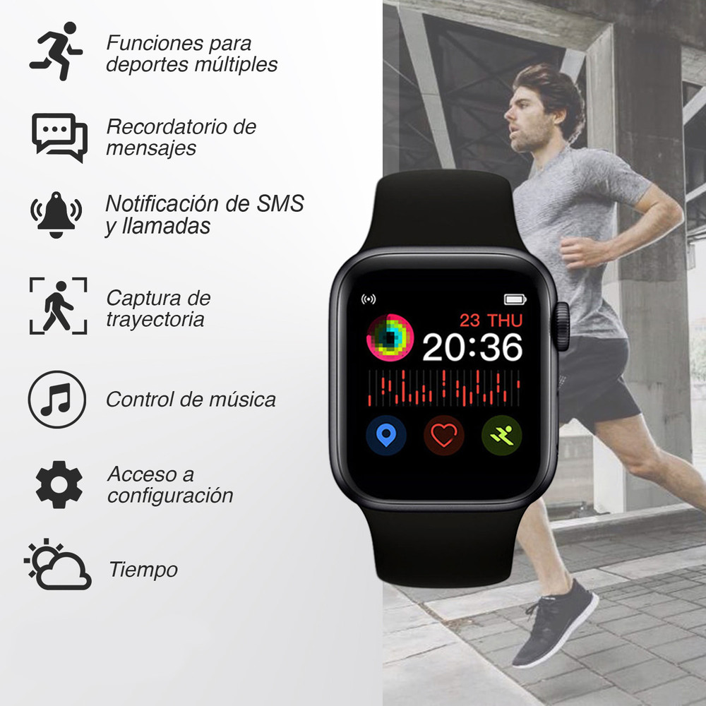 Smartwatch T500 Funciones Smartwatch T500 Características T500