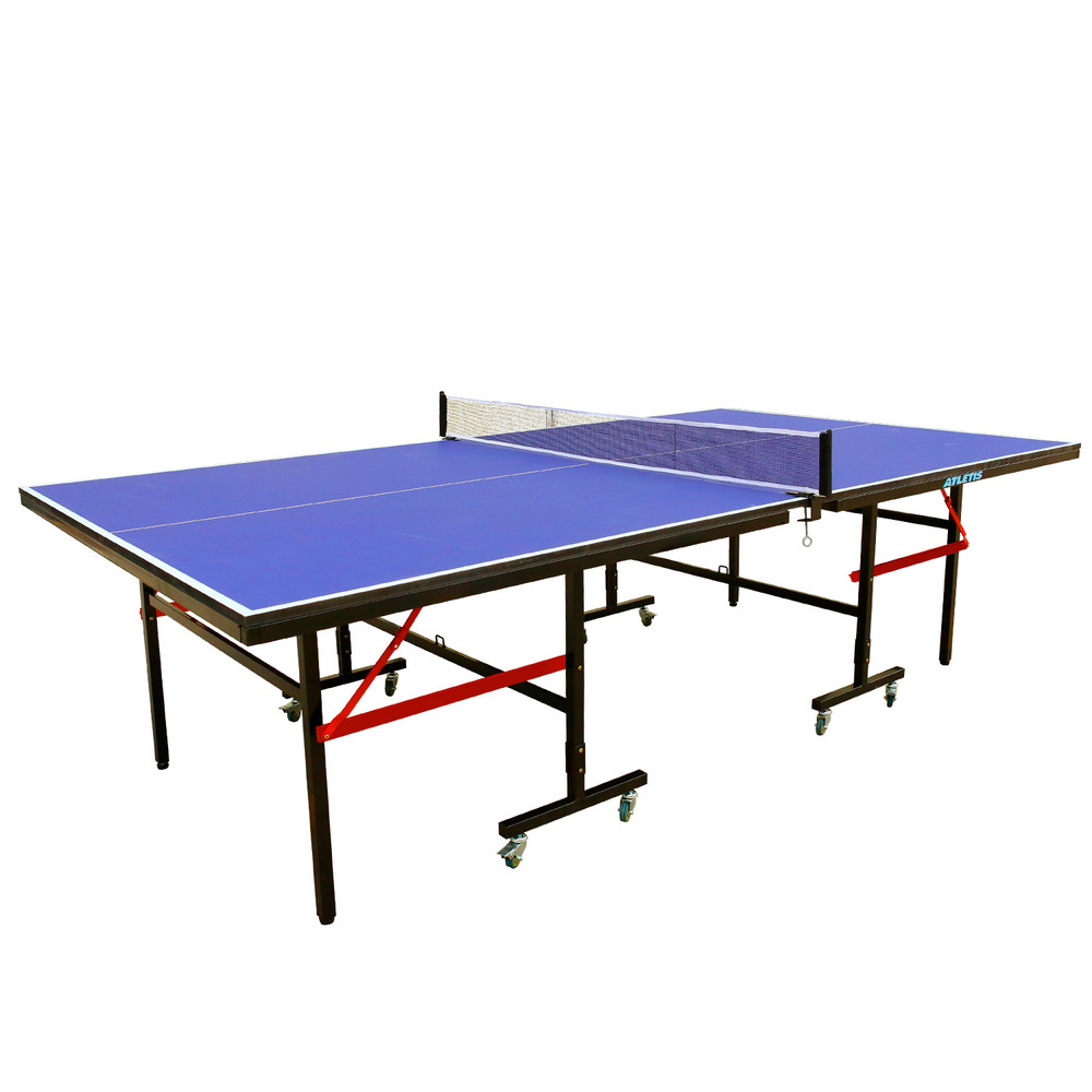 Mesa de Ping Pong Plegable Profesional Azul