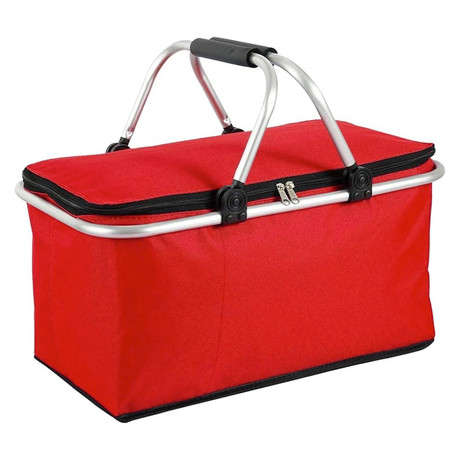 Cooler Bolso Plegable Rojo