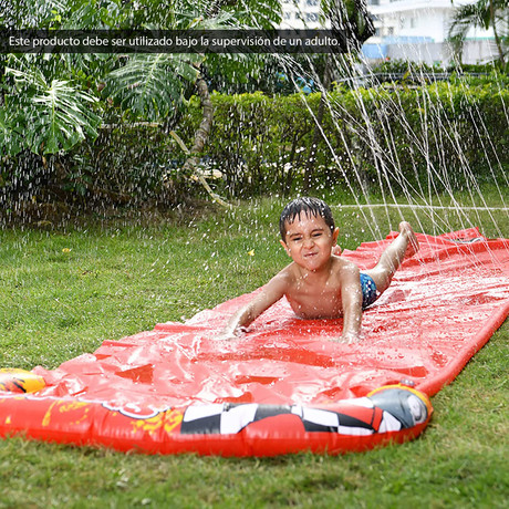 Deslizador Inflable de Agua Rojo