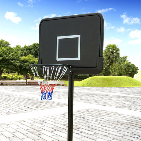 Aro de Basquetball Altura Ajustable 3.05 Metros Negro