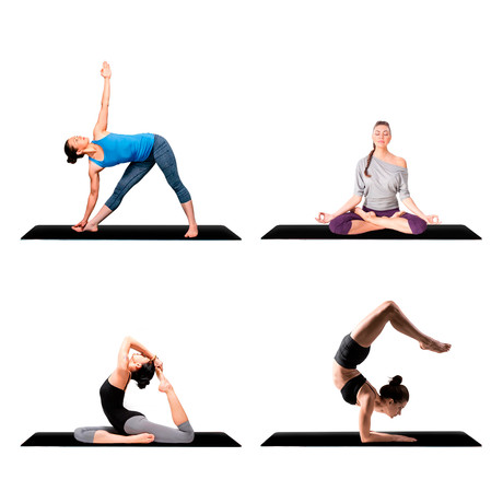 Mat Multifuncional 15mm Yoga Ejercicios Negro