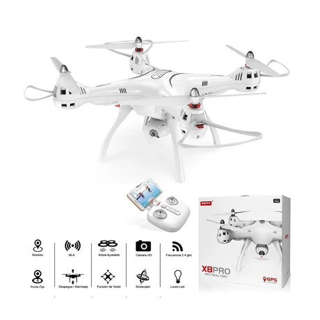 Drone X8PRO con GPS, Cámara HD 720p, Wifi FPV