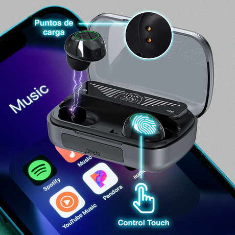 Audífonos Earphones BQ10 Negro