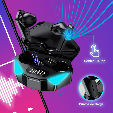 Earbuds Reisen R1 TWS Negro
