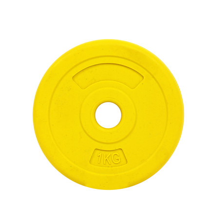 Disco de Cemento 1 Kg para Barra PVC Amarillo