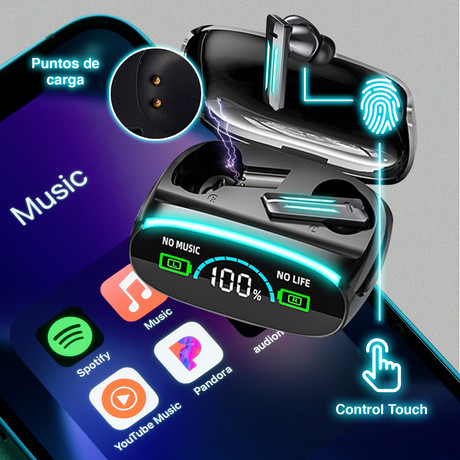 Audífonos Earphones M39 Negro