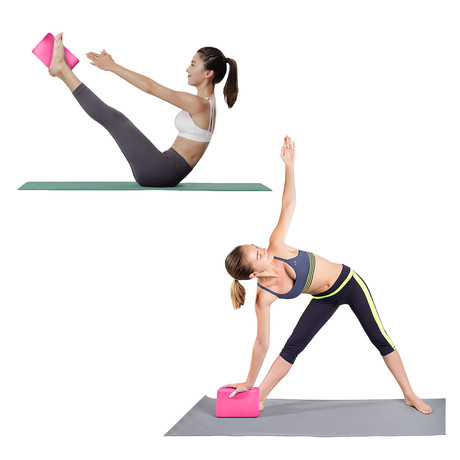 Bloque de Yoga Rosado
