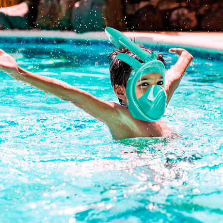 Máscara Snorkel Full Face XS con Soporte para Cámara