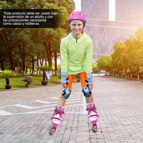 Patines Talla M Modelo BW-501 Rosado