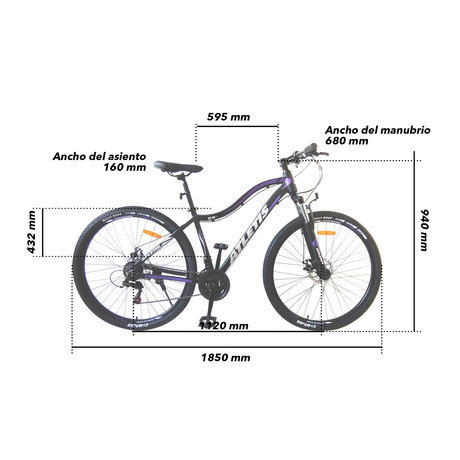 Bicicleta Mountain Bike Daya 29