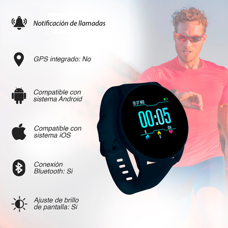 Reloj Inteligente Smartwatch ZN169 Azul
