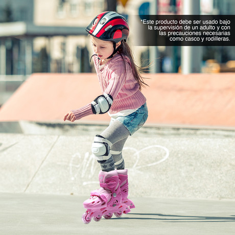 Patines Talla S Modelo BW-501 Rosado