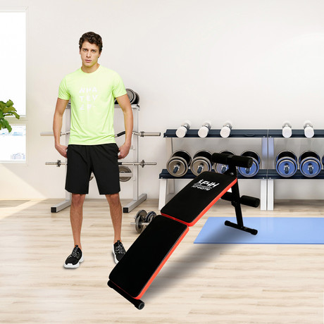 Banco de Entrenamiento para Abdominales Home Fit A100 Negro