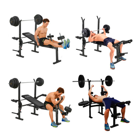 Press Banca Multifuncional Fit Negro