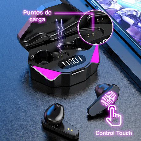 Audífonos Gamer Earphones X15 Negro