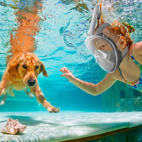 Máscara Snorkel Full Face XS con Soporte para Cámara