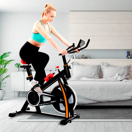 Bicicleta Spinning Fitness Negro