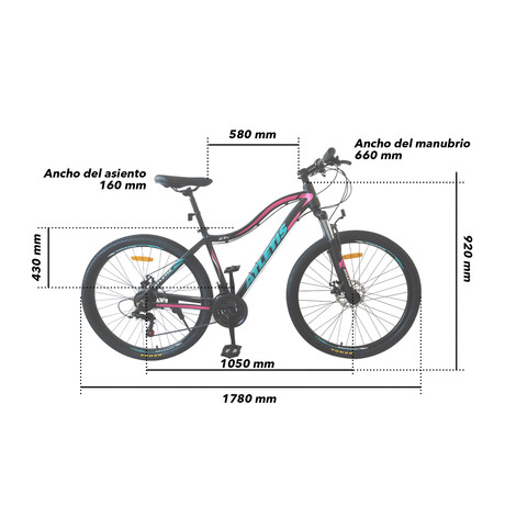 Bicicleta Mountain Bike Daya 27.5