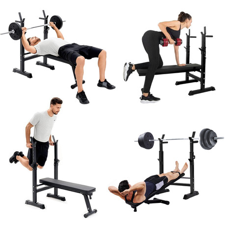 Press Banca Atletis T3000 Ajustable 120KG Negro