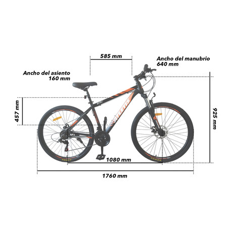 Bicicleta Mountain Bike Montagne 27.5
