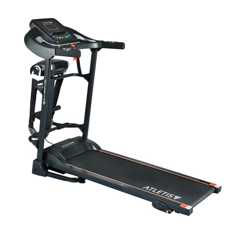 Trotadora Atletis Fit 330 Pantalla LCD Masajeador MP3/USB Inclinación Manual