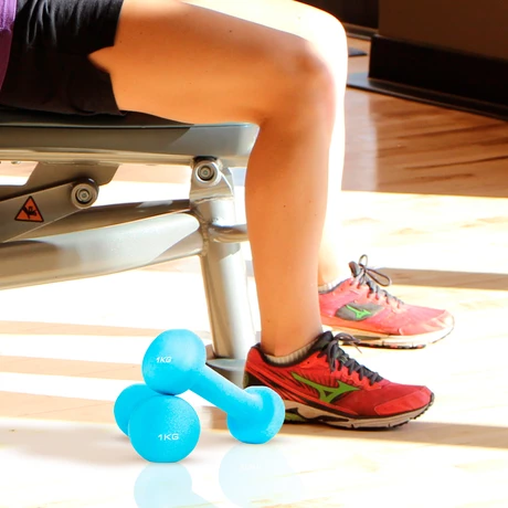 Set De Mancuernas De 9 Kg Recubiertas Con Neopreno